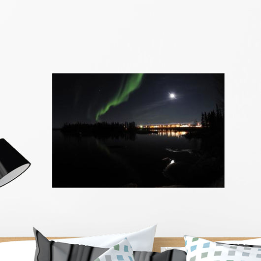 Aurora Borealis over Long Wall Decal Design 8