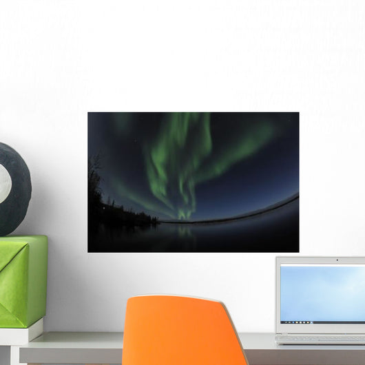 Aurora Borealis over Long Wall Decal Design 6