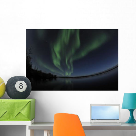 Aurora Borealis over Long Wall Decal Design 6