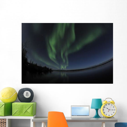 Aurora Borealis over Long Wall Decal Design 6