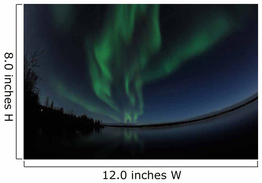 Aurora Borealis over Long Wall Decal Design 6