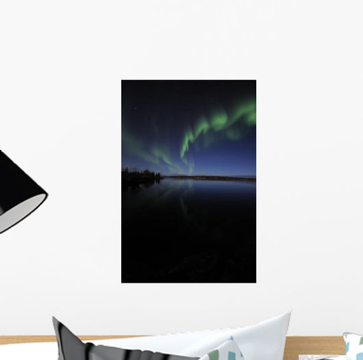 Aurora Borealis over Long Wall Decal Design 5