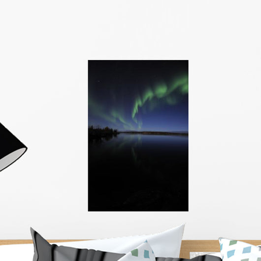 Aurora Borealis over Long Wall Decal Design 5
