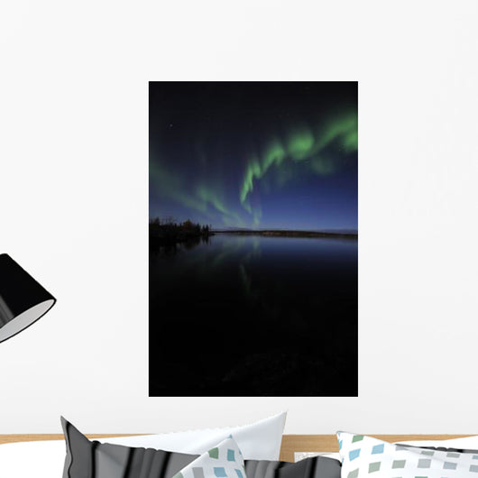 Aurora Borealis over Long Wall Decal Design 5