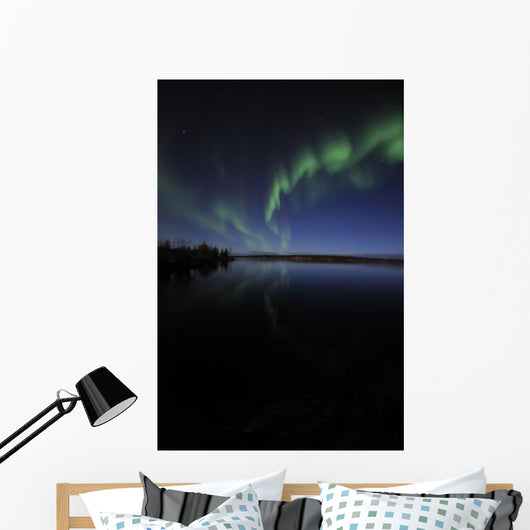 Aurora Borealis over Long Wall Decal Design 5