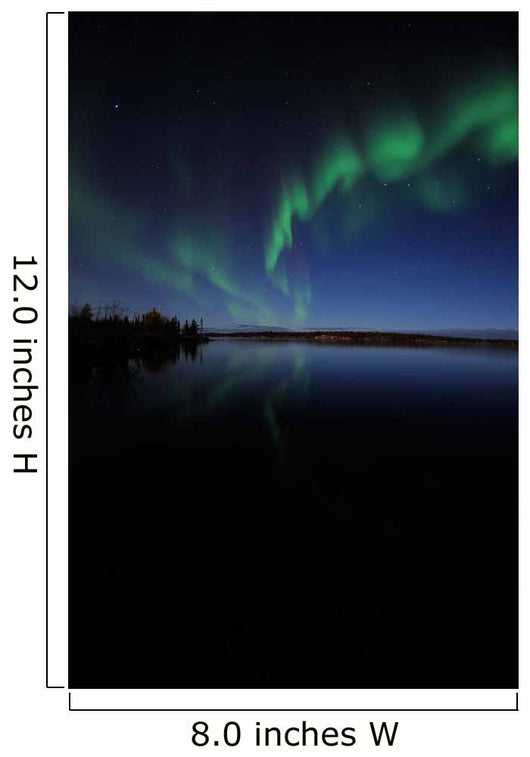 Aurora Borealis over Long Wall Decal Design 5