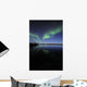 Aurora Borealis over Long Wall Decal Design 4