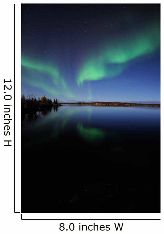 Aurora Borealis over Long Wall Decal Design 4