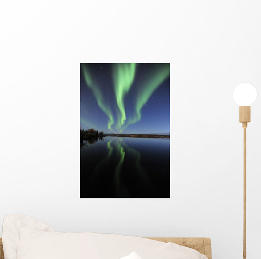 Aurora Borealis over Long Wall Decal Design 8