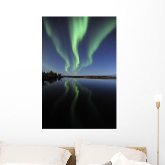 Aurora Borealis over Long Wall Decal Design 8