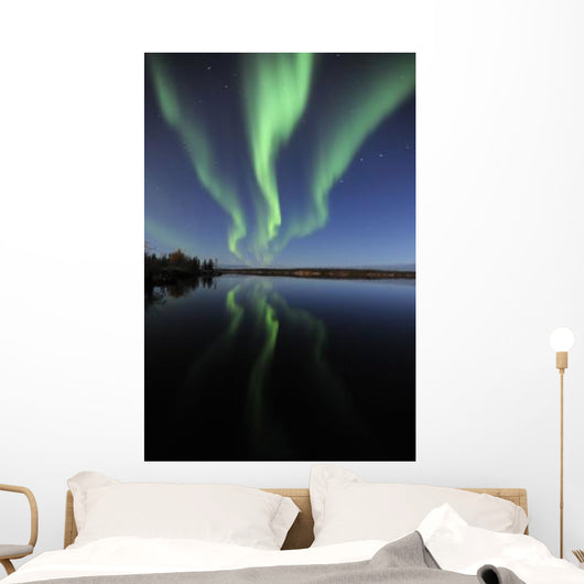 Aurora Borealis over Long Wall Decal Design 8