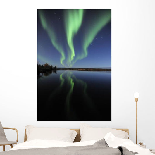 Aurora Borealis over Long Wall Decal Design 8