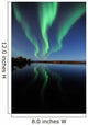 Aurora Borealis over Long Wall Decal Design 8