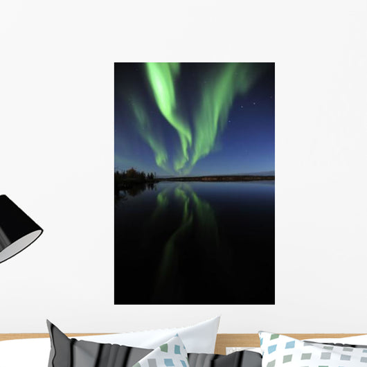 Aurora Borealis over Long Wall Decal Design 7