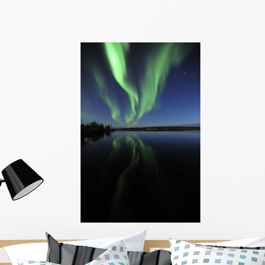 Aurora Borealis over Long Wall Decal Design 7