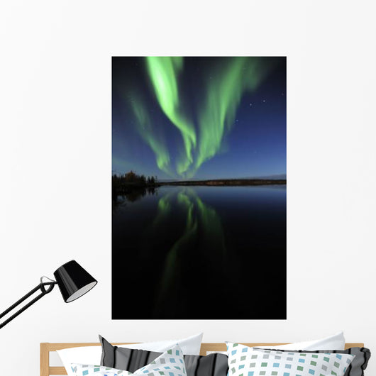 Aurora Borealis over Long Wall Decal Design 7