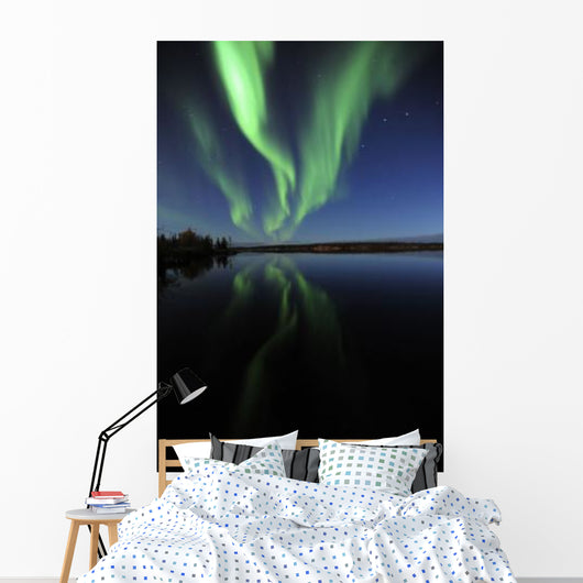 Aurora Borealis over Long Wall Decal Design 7