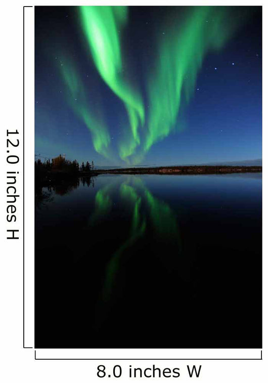 Aurora Borealis over Long Wall Decal Design 7
