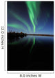 Aurora Borealis over Long Wall Decal Design 6