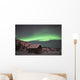 Aurora Borealis over Cabin Wall Decal Design 3