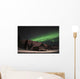 Aurora Borealis over Cabin Wall Decal