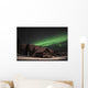 Aurora Borealis over Cabin Wall Decal