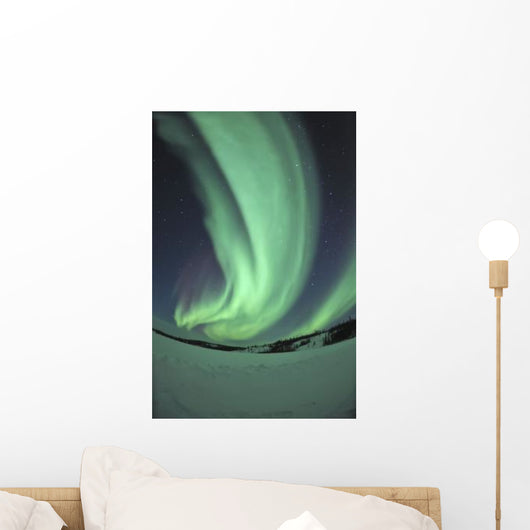 Aurora Borealis over Prosperous Wall Decal