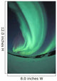 Aurora Borealis over Prosperous Wall Decal