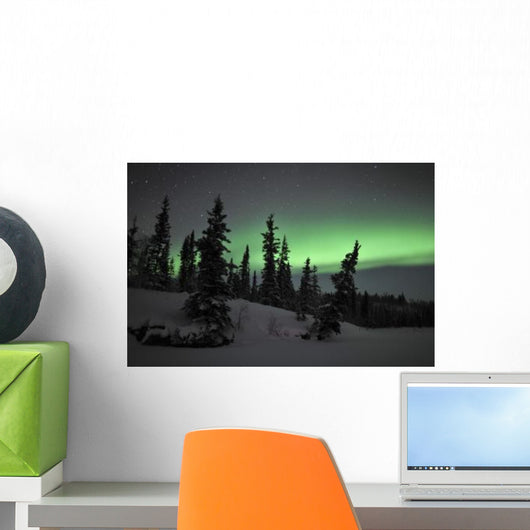 Aurora Borealis over Vee Wall Decal Design 8