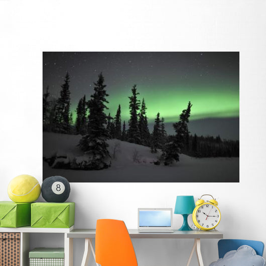 Aurora Borealis over Vee Wall Decal Design 8
