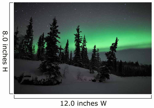 Aurora Borealis over Vee Wall Decal Design 8