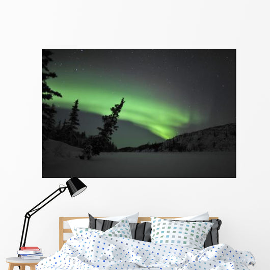 Aurora Borealis over Vee Wall Decal Design 7