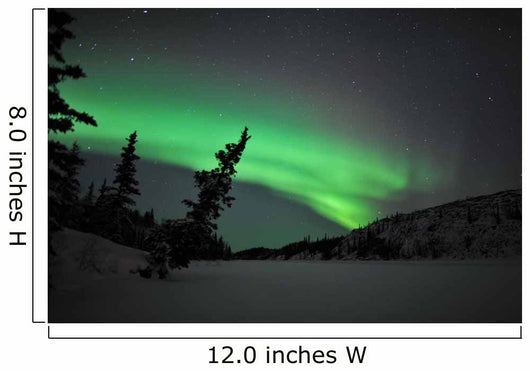 Aurora Borealis over Vee Wall Decal Design 7