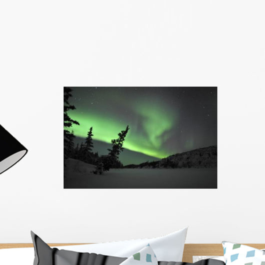 Aurora Borealis over Vee Wall Decal