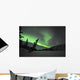 Aurora Borealis over Vee Wall Decal