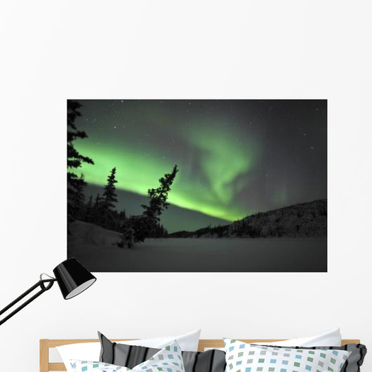 Aurora Borealis over Vee Wall Decal