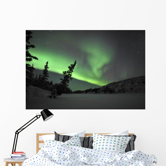 Aurora Borealis over Vee Wall Decal