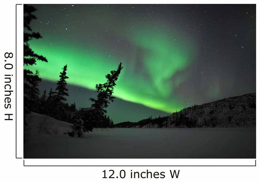 Aurora Borealis over Vee Wall Decal
