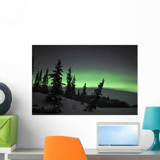 Aurora Borealis over Vee Wall Decal Design 6
