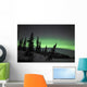 Aurora Borealis over Vee Wall Decal Design 6