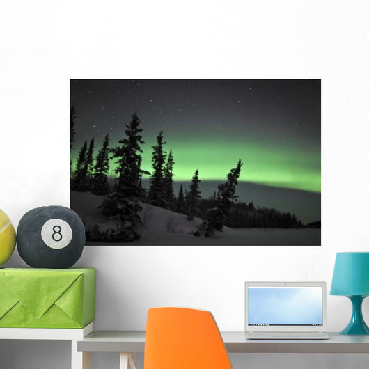 Aurora Borealis over Vee Wall Decal Design 6
