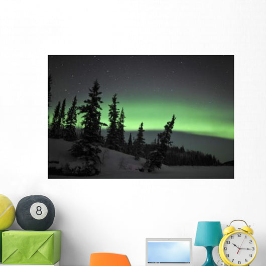 Aurora Borealis over Vee Wall Decal Design 6
