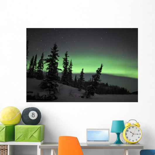 Aurora Borealis over Vee Wall Decal Design 6