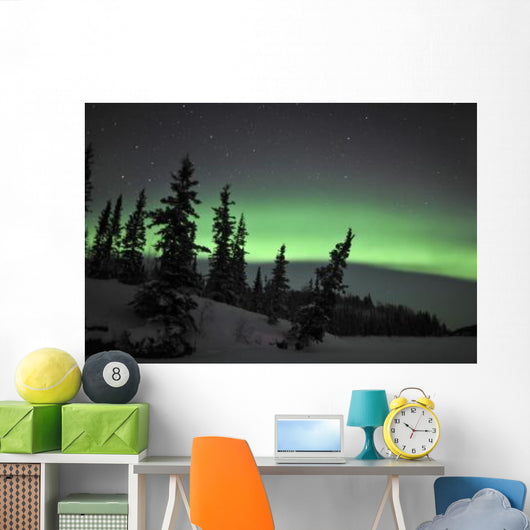 Aurora Borealis over Vee Wall Decal Design 6