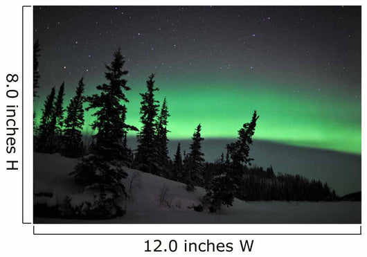 Aurora Borealis over Vee Wall Decal Design 6