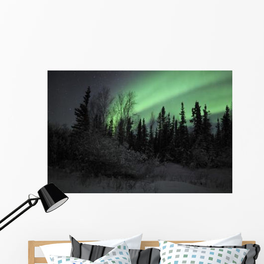 Aurora Borealis over Vee Wall Decal Design 5