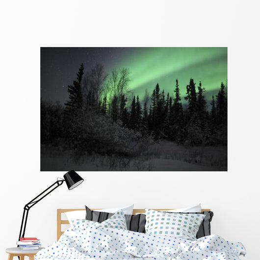 Aurora Borealis over Vee Wall Decal Design 5