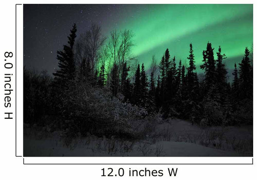 Aurora Borealis over Vee Wall Decal Design 5