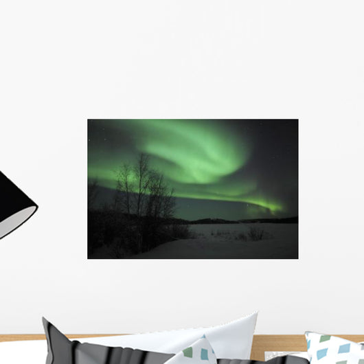 Aurora Borealis over Vee Wall Decal Design 4