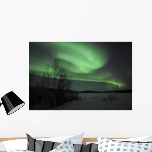 Aurora Borealis over Vee Wall Decal Design 4
